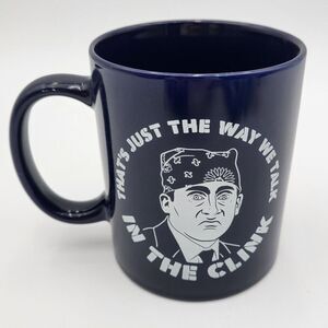 The Office Funko Michael Scott 14oz Blue Coffee Mug The Way We Talk In The Clink